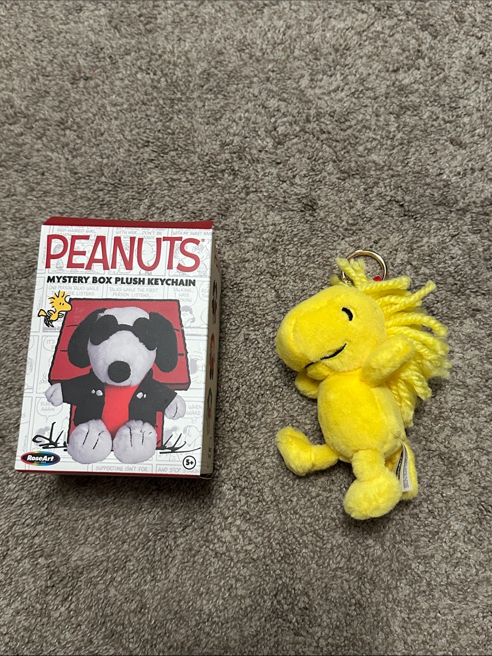 Peanuts Plush Keychain - Woodstock